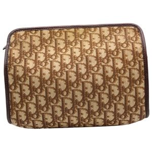 Authentic Christian Dior pouch clutch bag trotter